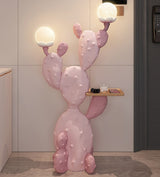 Large Cactus Floor Lamp Statue