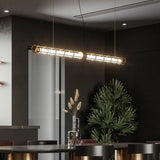 Moderne minimalistische LED-Streifen-Pendelleuchte