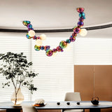Colourful Chandelier Indoor Decor Hanging Lights