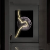 Abstract Figure LED Porch Wall Art
