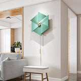 Minimalist Nordic Style Green Wall Clock