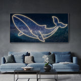 Applique LED Baleine - Décoration Art Créative