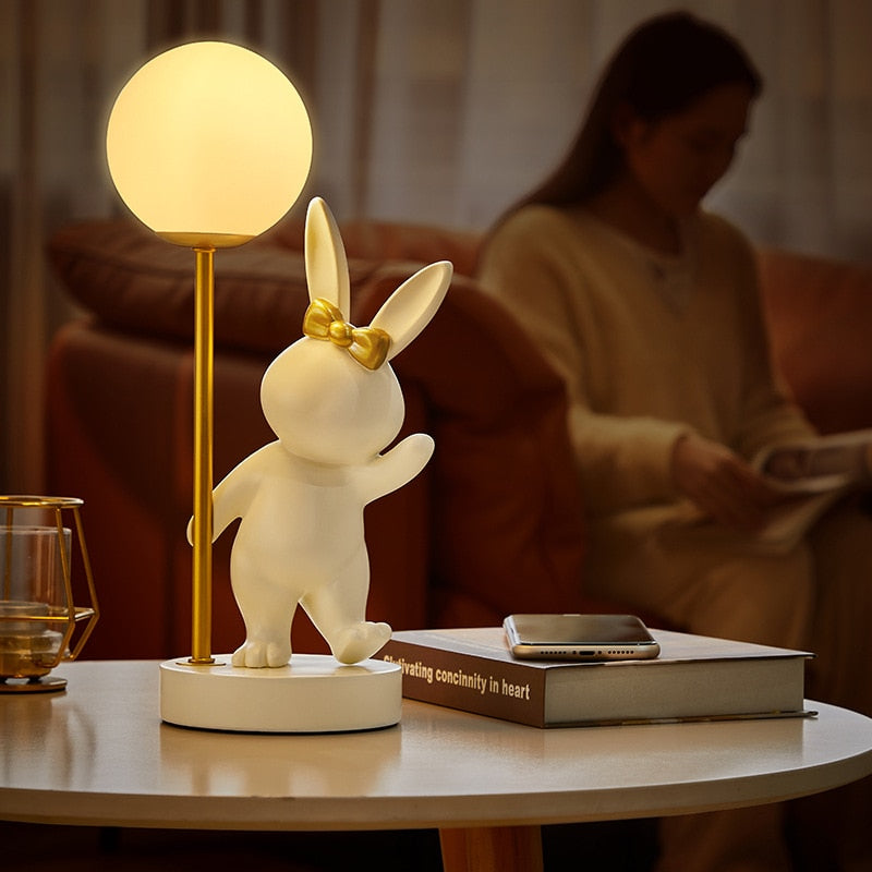 Lampe de table Bunny Rabbit pour chambre d'enfant