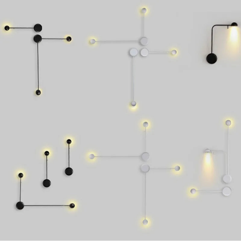 Minimalistische Pin-Wandleuchte – elegantes Beleuchtungsdekor
