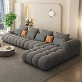 Luxury Sectional Calf Leather Sofa Cama Chaise Sofa Set