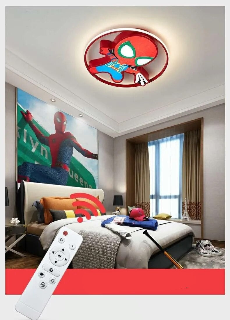 Kids Spiderman Ceiling Light - Enhance Your Kids' Room Decor