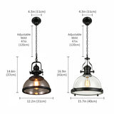 Illuminez votre espace avec un charme vintage – Lampes suspendues LED en fer