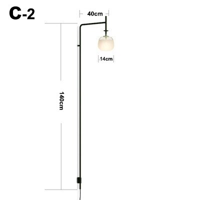 Minimalist Long Pole Wall Lamp: Trendy Lighting Solution