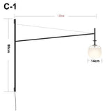 Minimalist Long Pole Wall Lamp: Trendy Lighting Solution