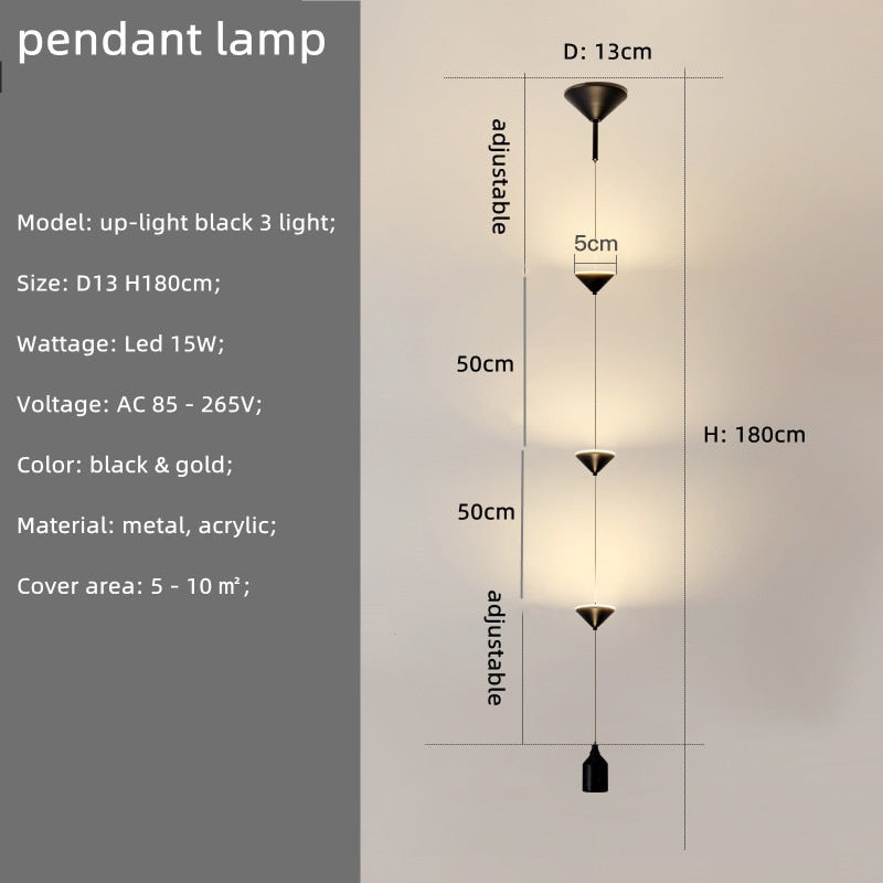 String Bedside LED Adjustable Floor Lamp