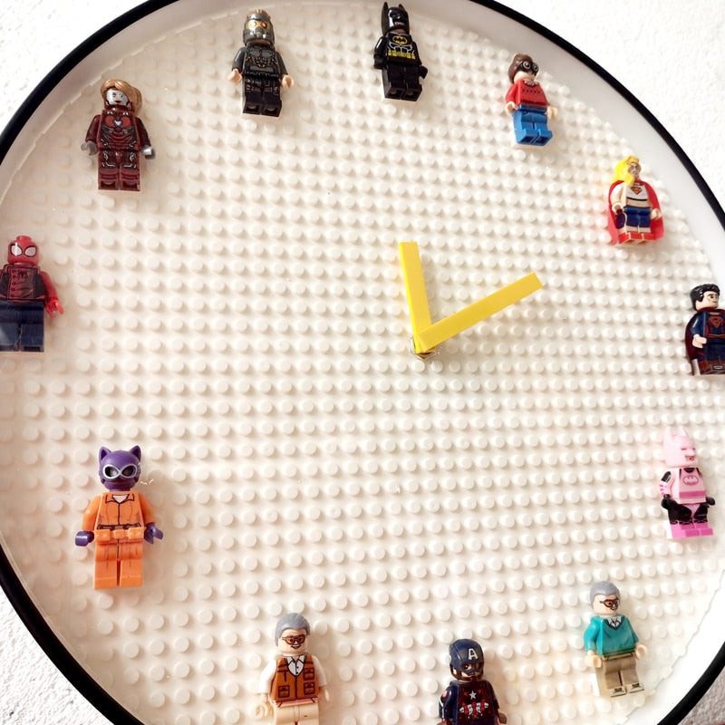Lego Building Blocks Wall Clock