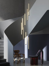 LED Bars Staircase Chandelier: Illuminate Your Space