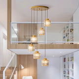 Elevate Your Space with the Acrylic Crystal Staircase Chandelier Lighting