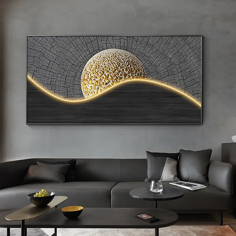 LED Moon Wall Hanging Lamp - Creative and Modern Design