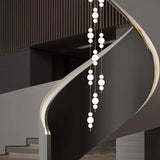 Éclairage de lustre d'escalier Tri Globes 