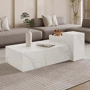 Sintered Stone Marble Coffee Table Trio - BabiesDecor.com