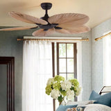 Ventilateur de plafond feuilles de palmier - Ventilateur de plafond design 