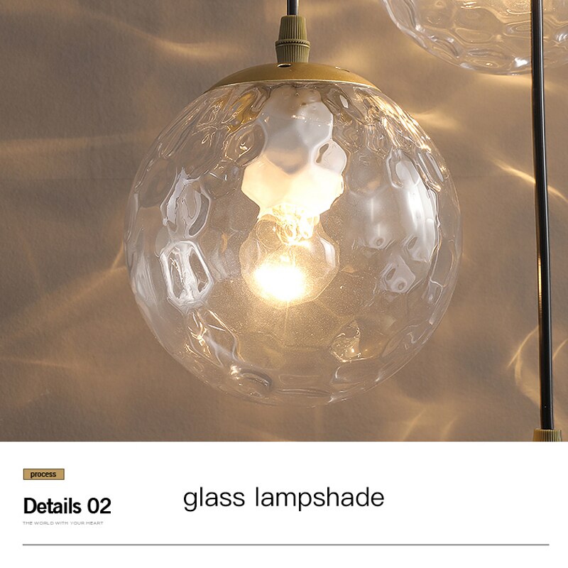 Glass Ball Pendant Chandelier: Elegant Lighting Fixture
