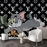 Tom &amp; Jerry Cartoon Kinder Tapete Wandbild – Wanddekoration