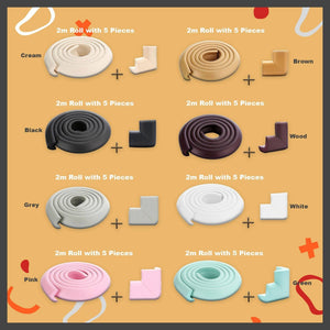 Baby Corner Protectors - Furniture Safety 2m Roll-