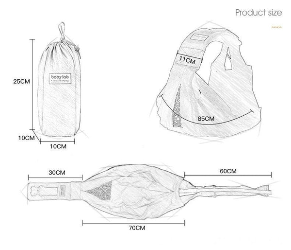 Baby Wrap Newborn Sling | Baby side swing carrier | Gifts for kids-