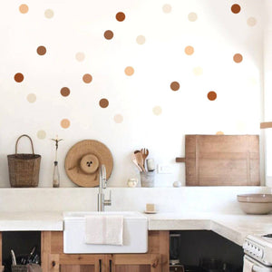 Boho Nursery Polka Dot Wall Stickers for Kids Polka Dot Pebbles-Home Decor Decals