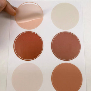 Boho Nursery Polka Dot Wall Stickers for Kids Polka Dot Pebbles-Home Decor Decals