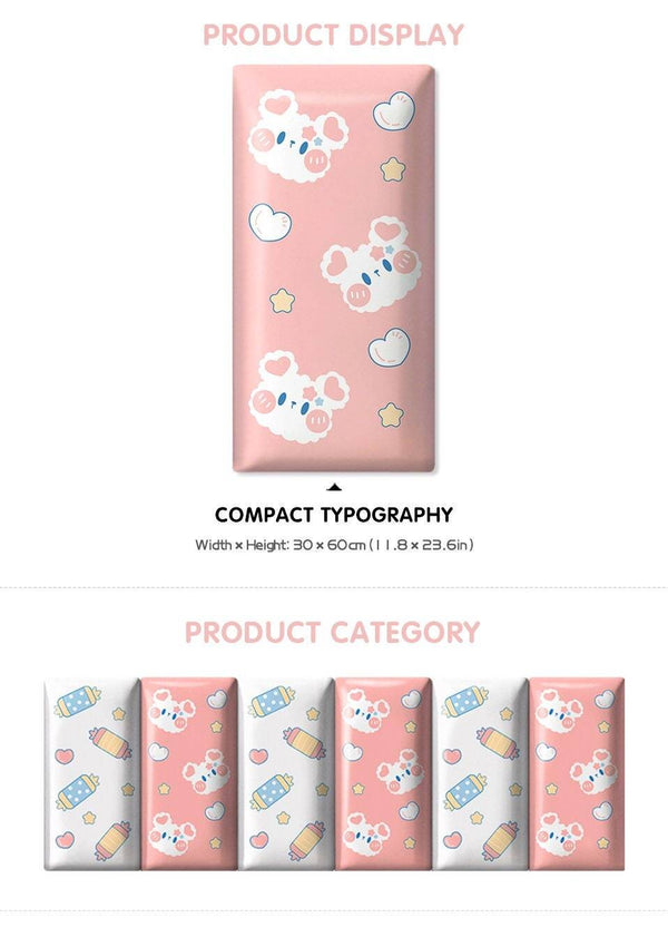 Candy Land Kids Wall Padded Safety Cushions Pack-Anti Collision Padded Wall Stickers