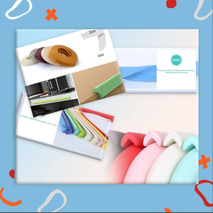 Childproof Corner Protectors - 2m Roll - Furniture Safety for Kids-