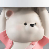 Vigorous Bear Statue Side Table Purse Shopping Ornament with Bluetooth Music