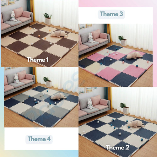 Kids Foam Play Mat – Soft 2.5cm Thick Tummy Time Tiles-Toddler Play Mats