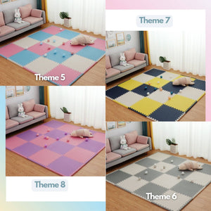 Kids Foam Play Mat – Soft 2.5cm Thick Tummy Time Tiles-Toddler Play Mats