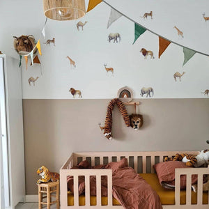 Kids Room Animal Wall Stickers - Nursery Decoration-Home Decor Decals