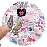 Taylor Swift Pink Stickers Pack - Fun Fans Merch