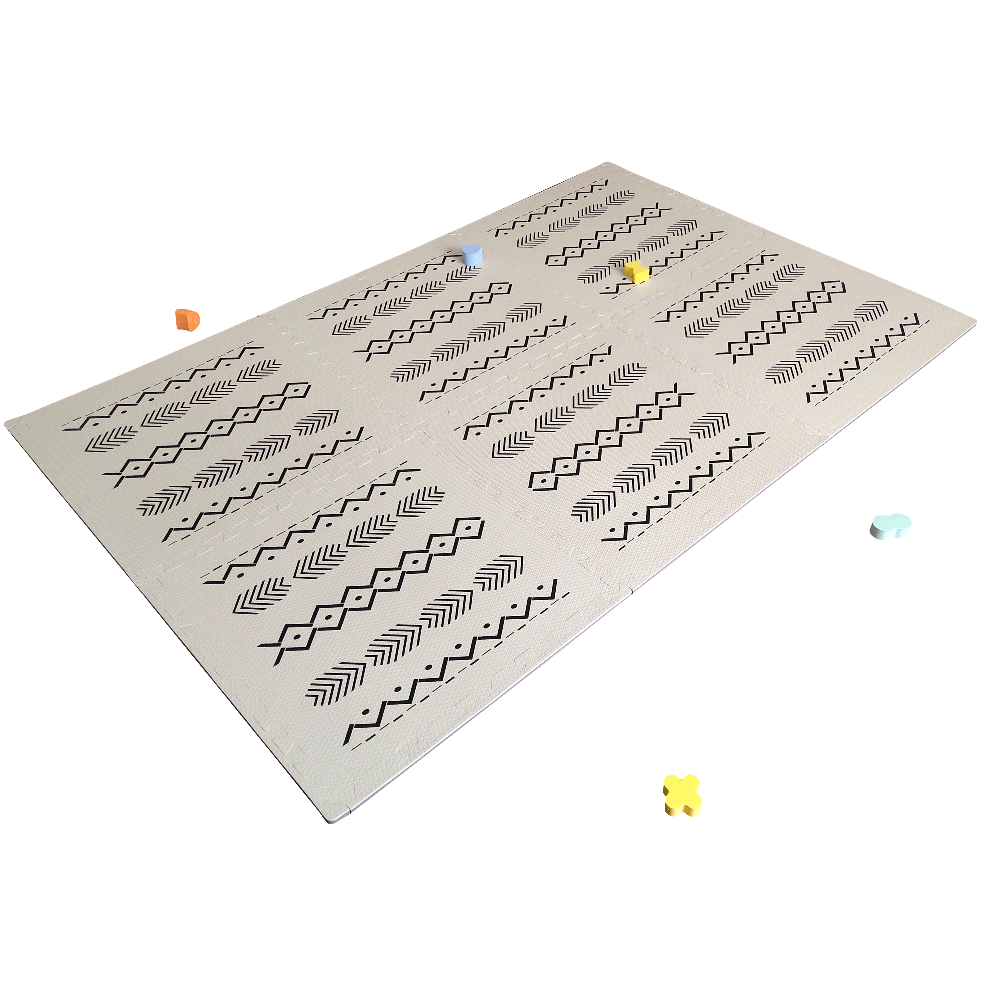 Tribal Design EVA Puzzle Mat Tiles