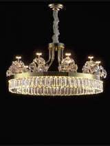 Grand lustre en cristal K9 Crystal Ceiling : luminaire élégant