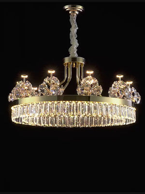 Crystal Ceiling K9 Crystal Grand Chandelier: Elegant Lighting Fixture-Ceiling Chandelier