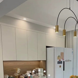 Curve Hanging Light - Illuminate in Style-Kitchen Island