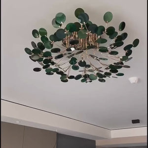 Designer Carnelian LED Ceiling Chandelier-Ceiling Chandelier