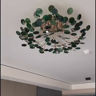 Designer Carnelian LED Ceiling Chandelier-Ceiling Chandelier