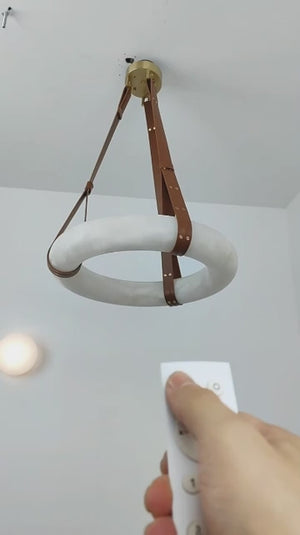 Spanish Marble Ring Lustre Chandelier Lighting-Pendant Lights