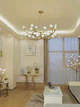Wooden Twigs Chandelier - Elegant Lighting for any Space