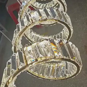 Wave Crystal Pendant Light: Enhance Your Space-Kitchen Island