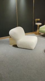 Fauteuil design Pool - Chaise en laine avec style 