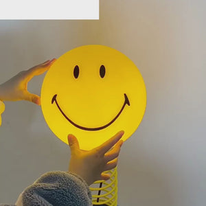 Kids Smiley Floor Standing Lamp: Illuminate Their Space with Style-Kids Room Nursery Lighting