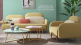 Ensemble de canapés design Macaron : des meubles de bon goût 