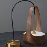 Lampe de chevet suspendue de style bois - Illuminez votre espace