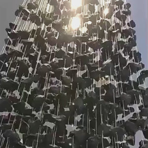 Luxury Crystal Stones LED Ceiling Chandelier-Staircase Chandelier