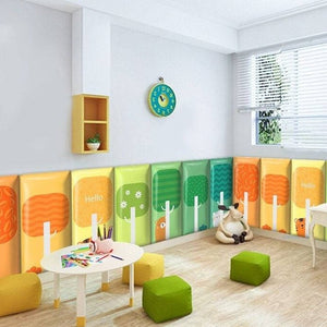 Spring Blossom Trees Kids Wall Padded Safety Cushions-Anti Collision Padded Wall Stickers