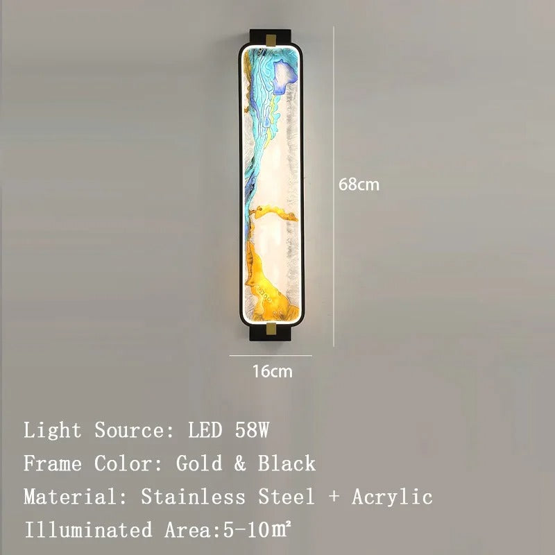 Lustre LED de luxe en cristal K9 - Élégance en cristal multicolore